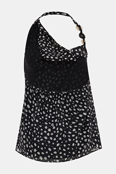 WHITE SLEEVELESS SUSPENDER BLOUSE 4