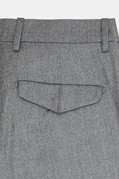 TEK PİLELİ YÜN İPEK FLANEL PANTOLON 9