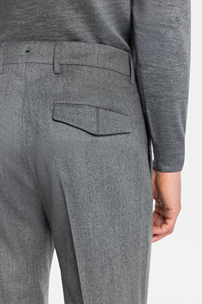 TEK PİLELİ YÜN İPEK FLANEL PANTOLON 5