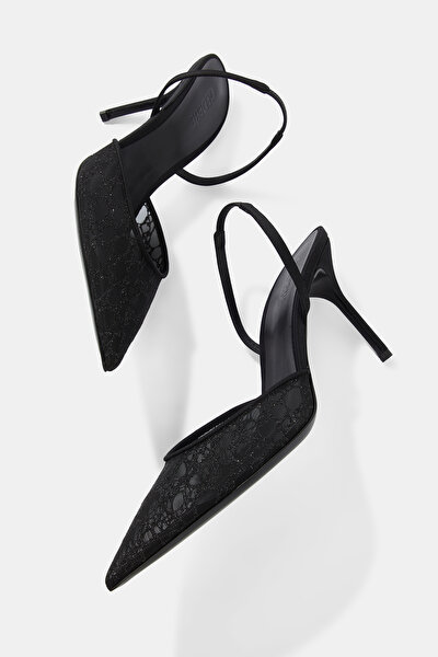 BLACK LEATHER SHOES 4