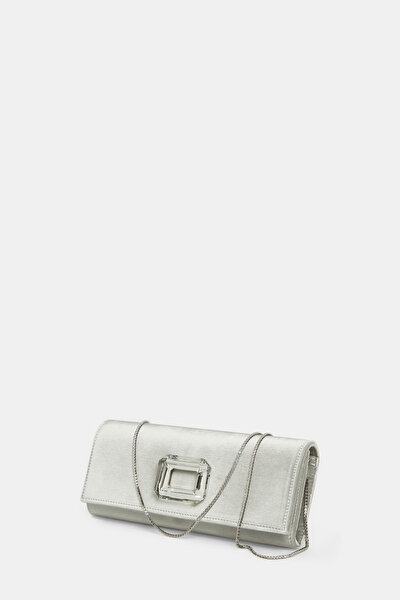 SILVER VELVET BAG 5