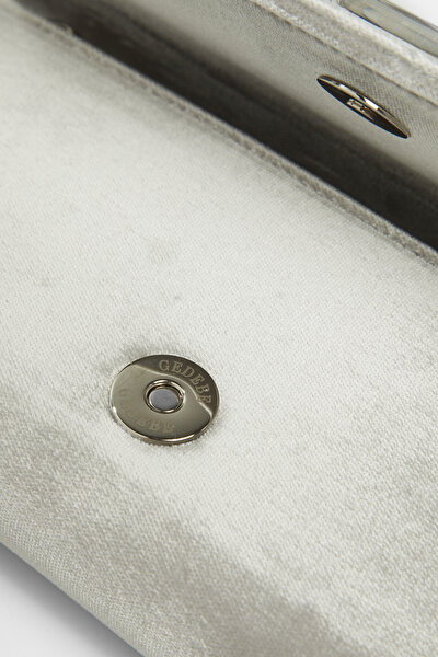 SILVER VELVET BAG 8