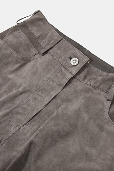 GREY WIDE LEG TROUSERS 3