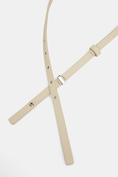 BEIGE LEATHER BELT 3