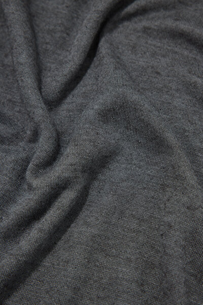 GREY V NECK LONG SLEEVE TSHIRT 4