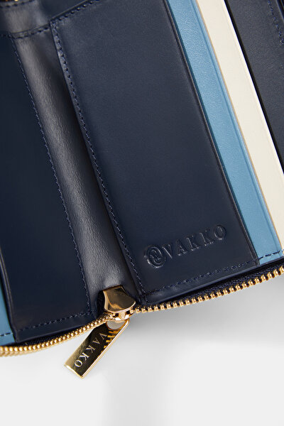 ECRU LEATHER WALLET 5