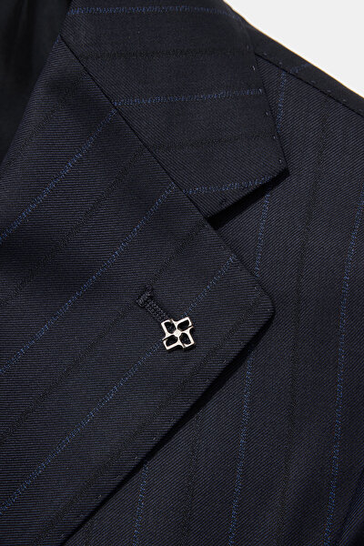 NAVY BLUE WOOL SUIT 4