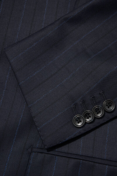NAVY BLUE WOOL SUIT 5
