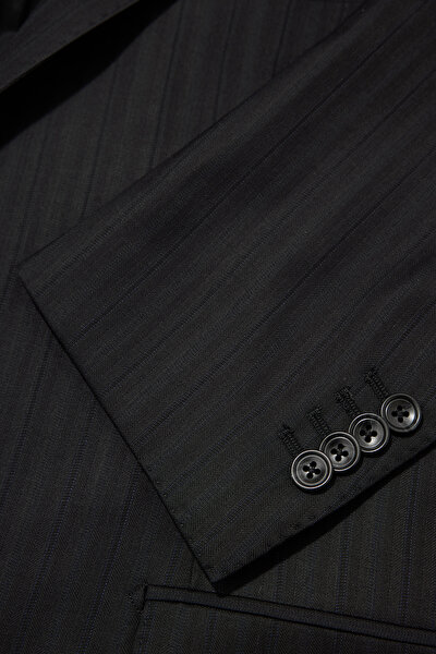 BLACK WOOL SUIT 5