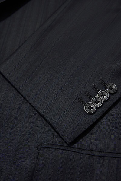 NAVY BLUE WOOL SUIT 5