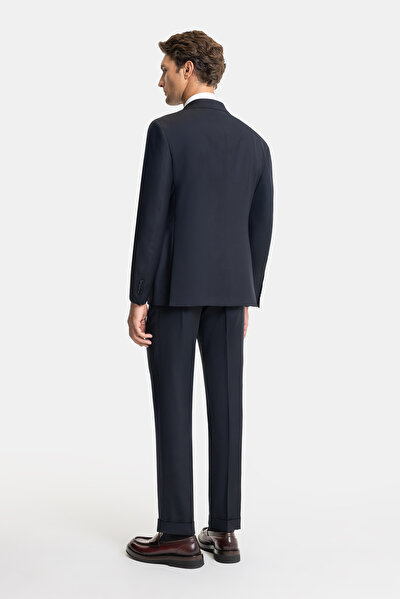 NAVY BLUE WOOL SUIT 3