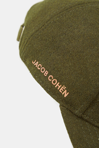 DARK GREEN WOOL HAT 4
