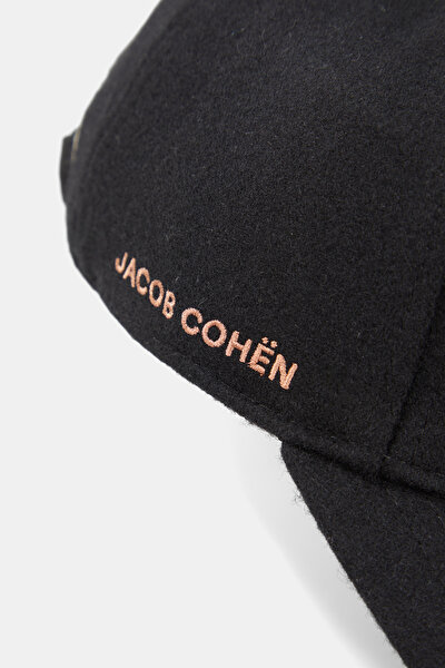 BLACK WOOL HAT 4