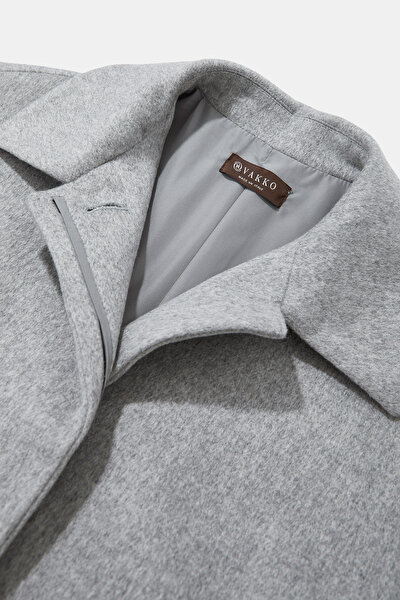 LIGHT GREY REEFER JACKET 8