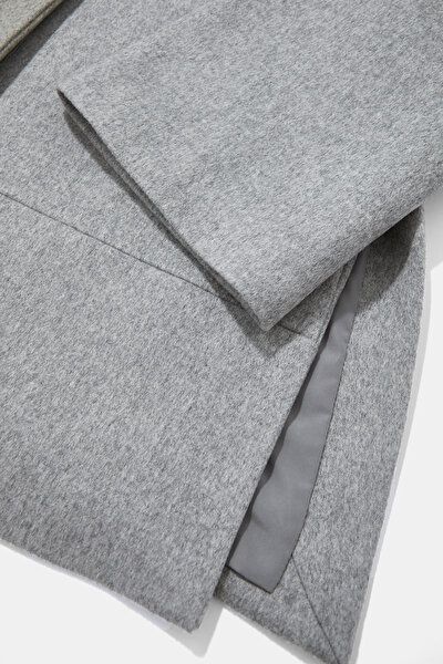 LIGHT GREY REEFER JACKET 9