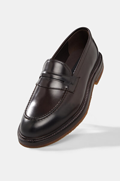BANTLI DERİ LOAFER AYAKKABI 5