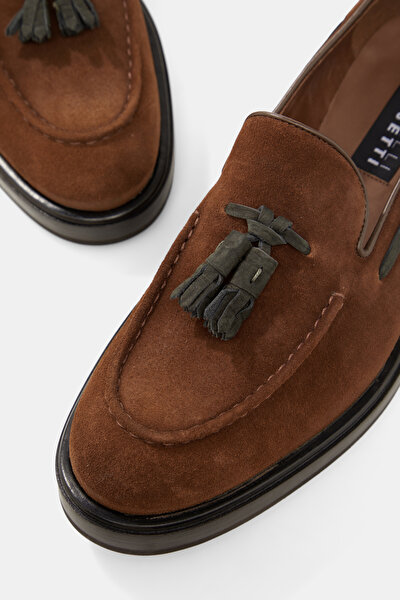 SÜET DERİ PÜSKÜLLÜ LOAFER 5