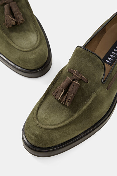 SÜET DERİ PÜSKÜLLÜ LOAFER 4