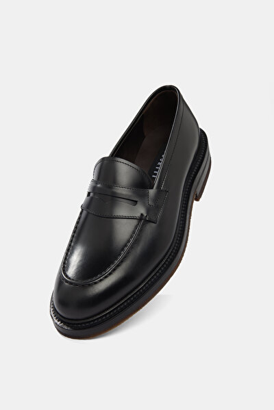 BANTLI DERİ LOAFER AYAKKABI 4