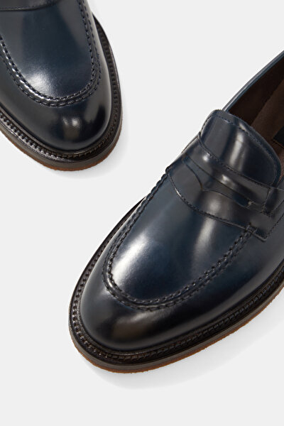 BANTLI DERİ LOAFER AYAKKABI 4