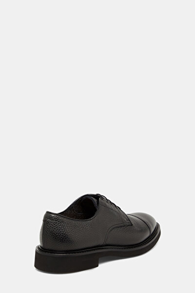 BLACK LEATHER SHOES 3