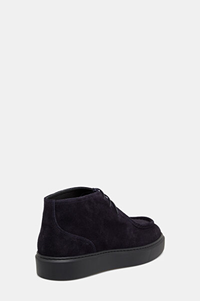 NAVY BLUE LEATHER BOOT 3