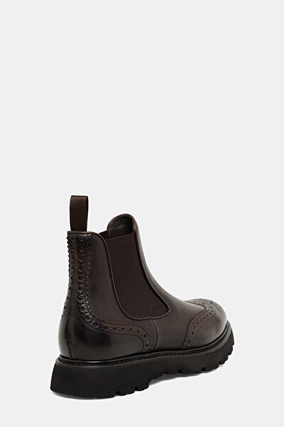 BROWN LEATHER BOOT 3