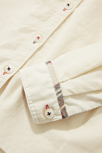 CREAM LONG SLEEVE SHIRT 9