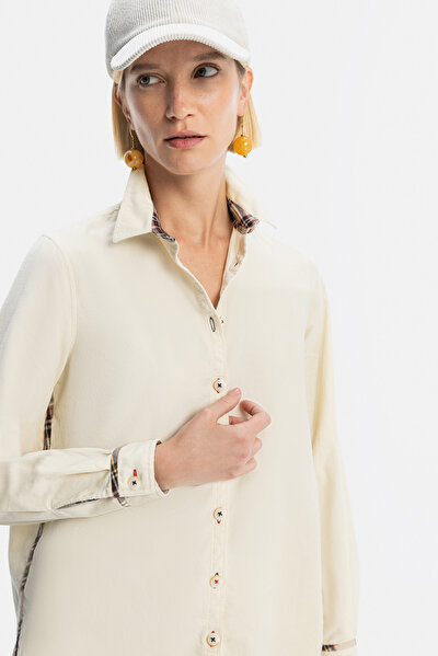 CREAM LONG SLEEVE SHIRT 3