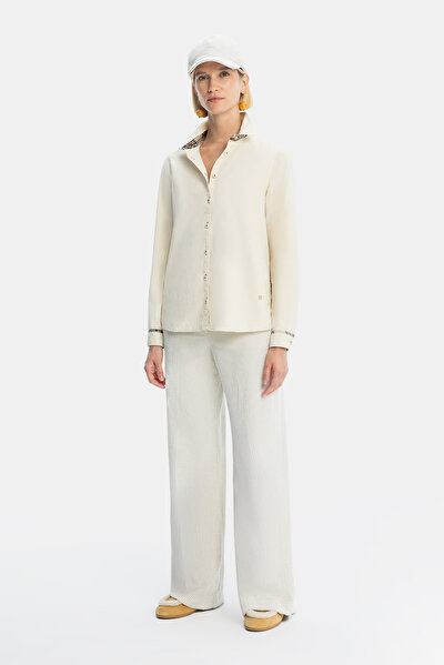 CREAM LONG SLEEVE SHIRT 4