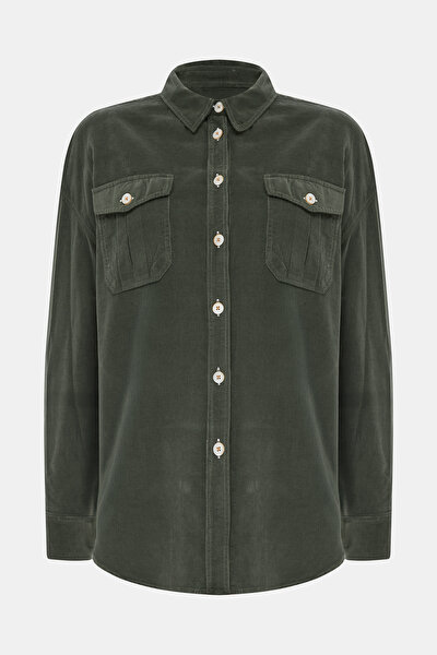 KHAKI LONG SLEEVE SHIRT 5