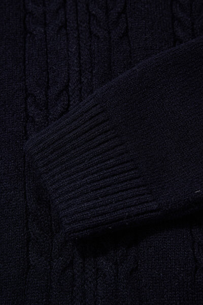 NAVY BLUE KNITTING DESIGN TRICOT 4