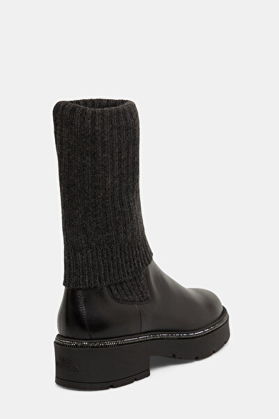 GREY LEATHER BOOT 3