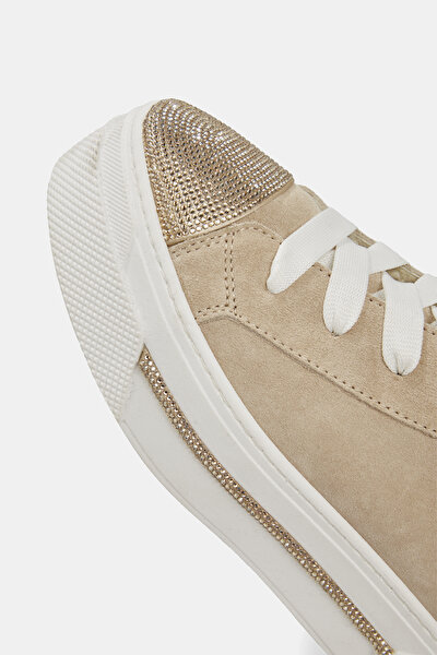 BEIGE LEATHER SHOE 5