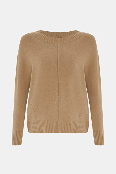 CAMEL ROUND NECKLINE TRICOT 5