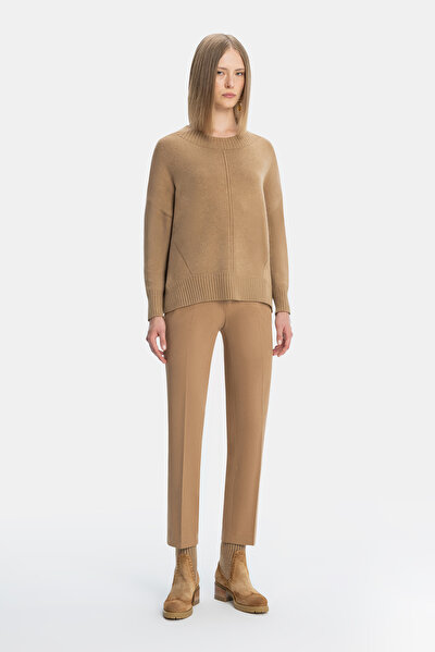 CAMEL ROUND NECKLINE TRICOT 4
