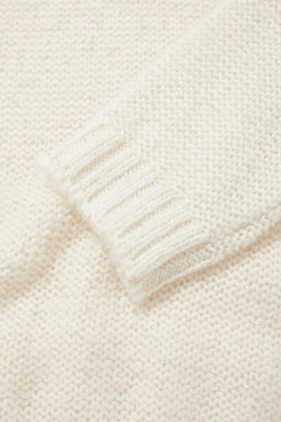 ECRU ROUND NECKLINE TRICOT 9