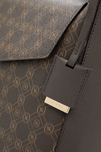 BEIGE MONOGRAM BAG 5