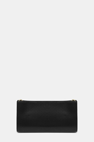 BLACK MONOGRAM LEATHER BAG 4