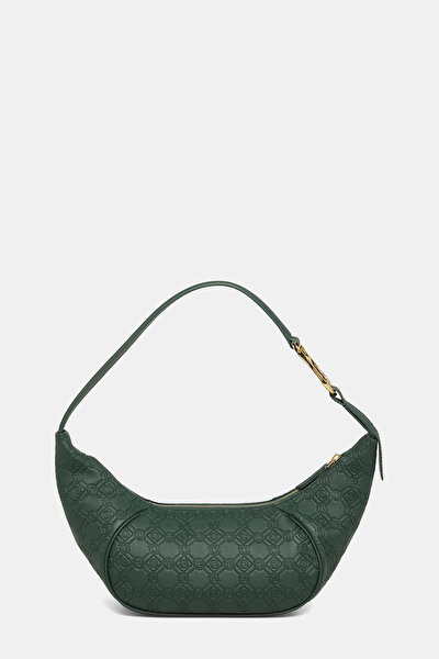 GREEN MONOGRAM LEATHER BAG 3