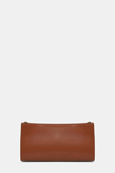 TAN MONOGRAM LEATHER BAG 4