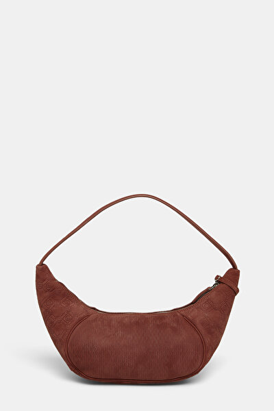 TAN MONOGRAM LEATHER BAG 3