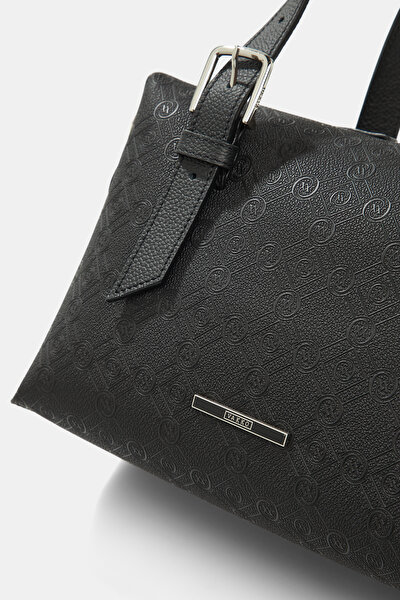 BLACK MONOGRAM BAG 5