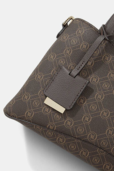 BEIGE MONOGRAM BAG 5