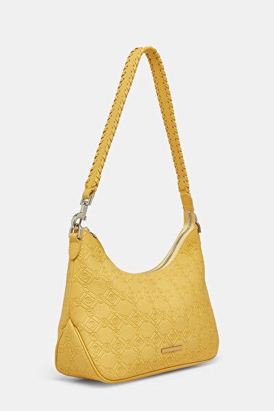 YELLOW MONOGRAM LEATHER BAG 3