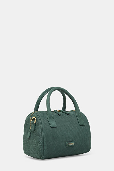GREEN MONOGRAM LEATHER BAG 3