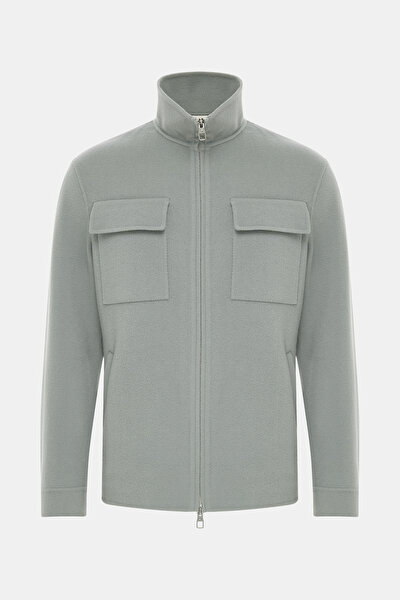 LIGHT BLUE CASHMERE COAT 8