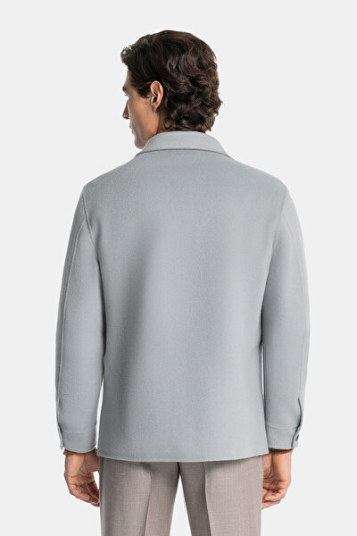 LIGHT BLUE CASHMERE COAT 3