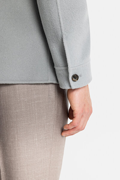 LIGHT BLUE CASHMERE COAT 5