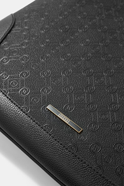 BLACK MONOGRAM BAG 4